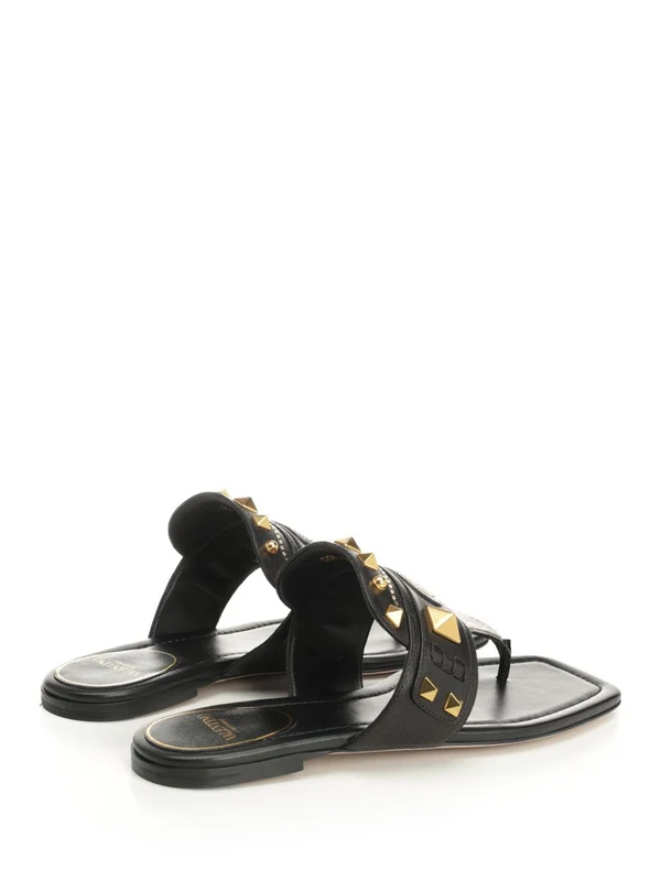 Valentino Black Flip Flops - Image 3