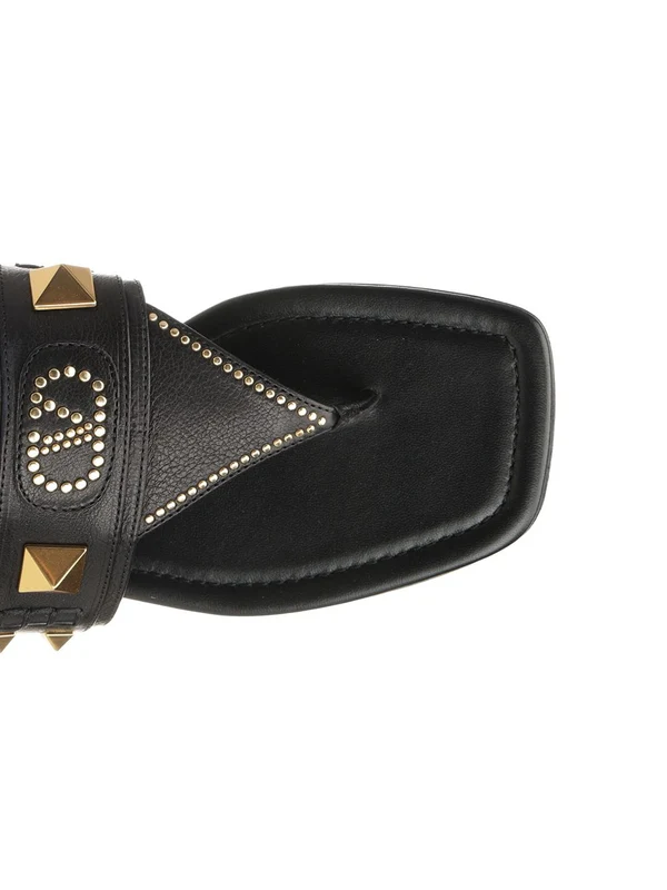 Valentino Black Flip Flops - Image 4