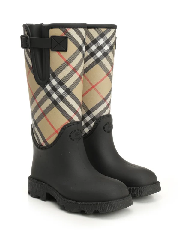 Burberry Black Middle Boots - Image 2