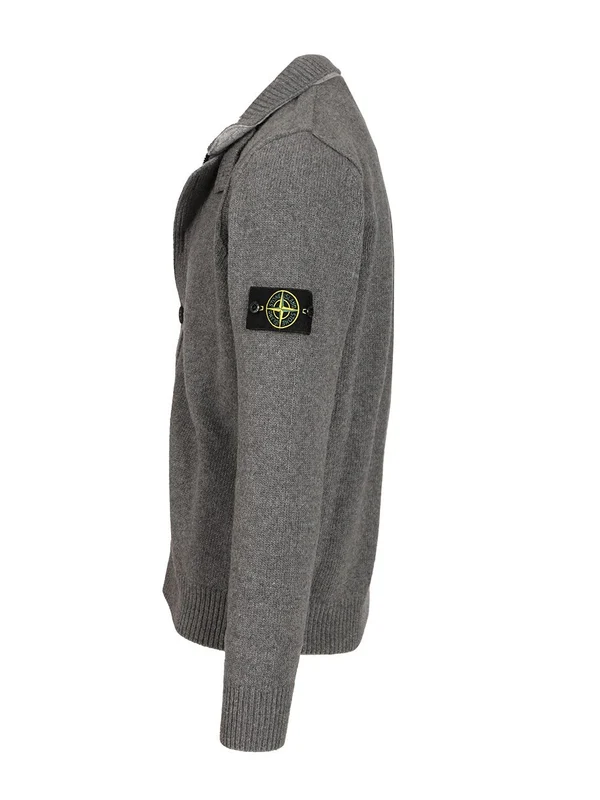 Stone Island Grey Cardigans - Image 3