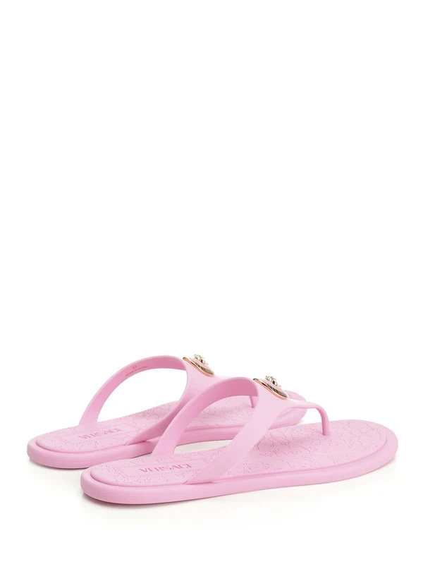 Versace Pink Flip Flops - Image 3