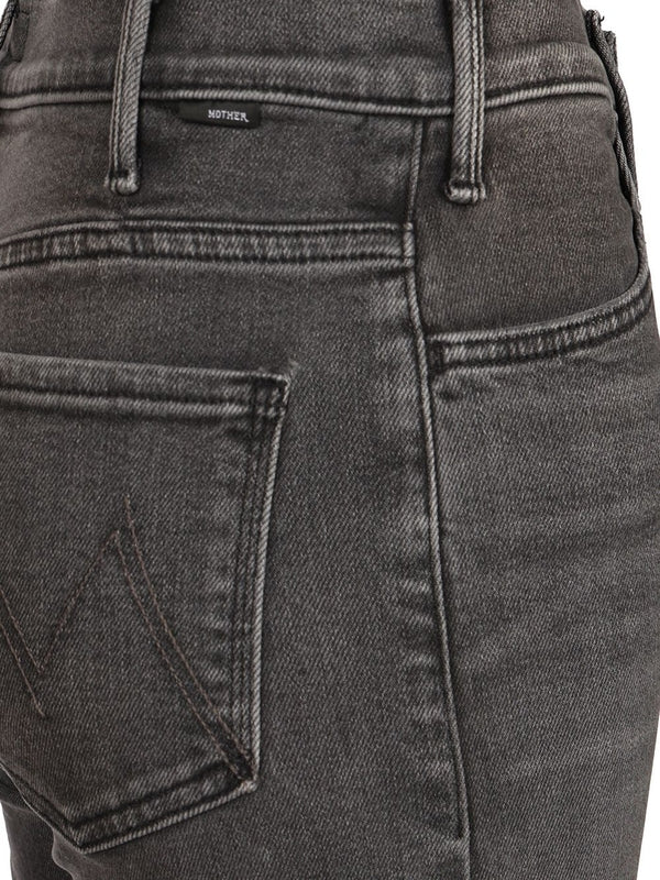 Mother Grey Denim Pants - Image 3