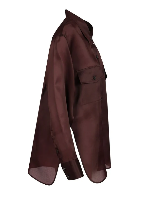 Khaite Burgundy Shirts - Image 3