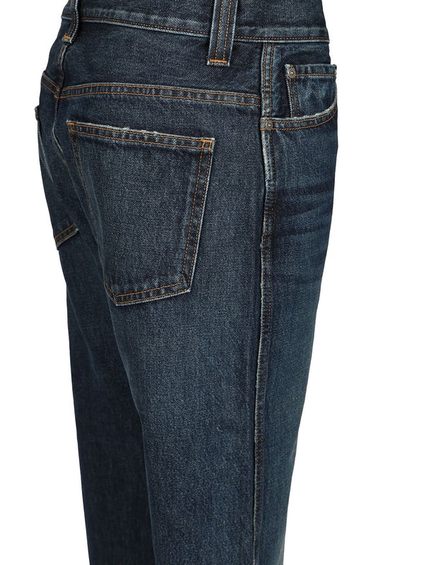 Khaite Blue Denim Pants - Image 4
