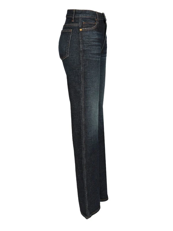 Khaite Blue Denim Pants - Image 3