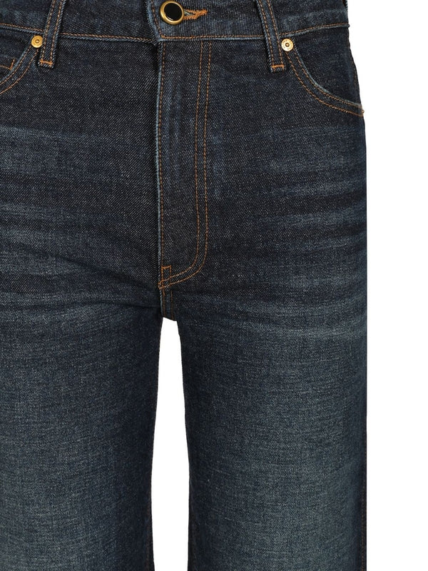 Khaite Blue Denim Pants - Image 4
