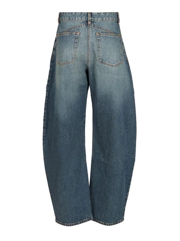 Alaia Blue Denim Pants - Image 2