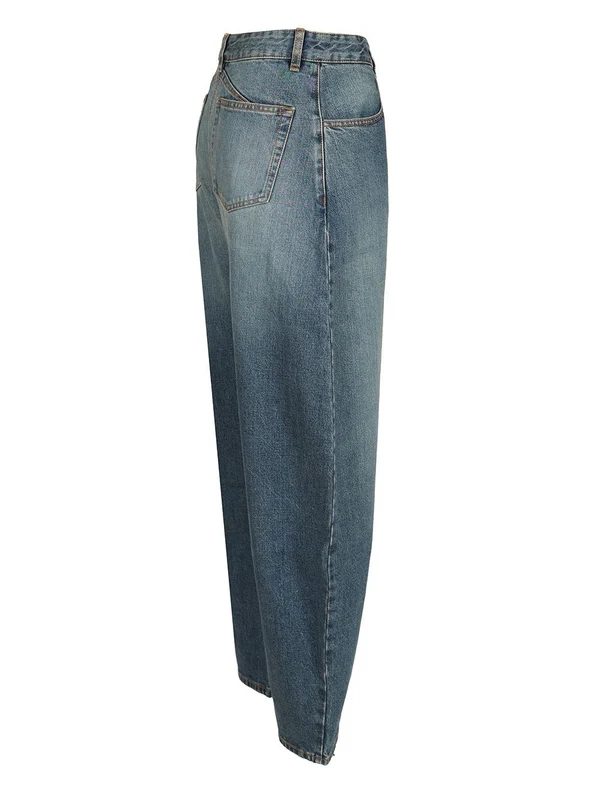 Alaia Blue Denim Pants - Image 3
