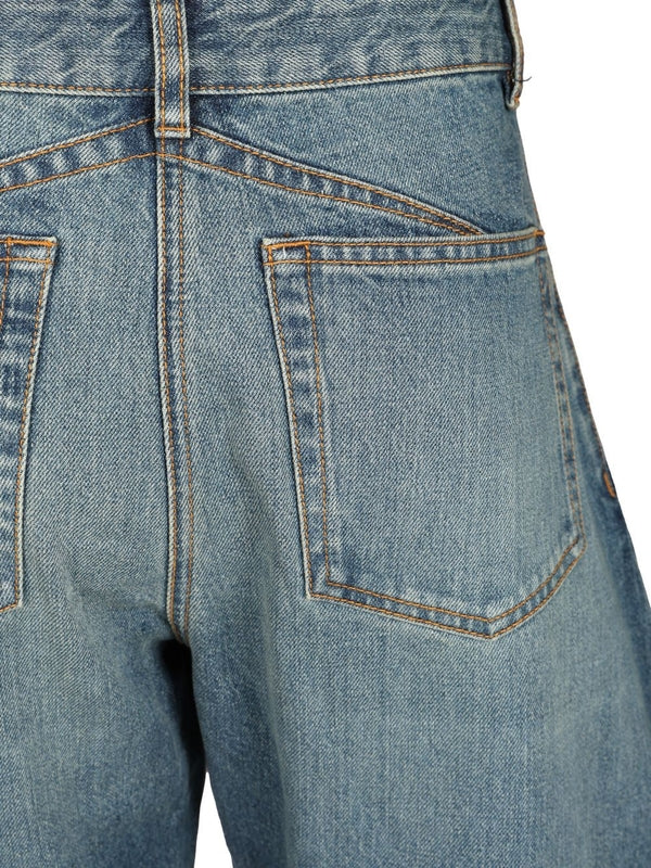 Alaia Blue Denim Pants - Image 4