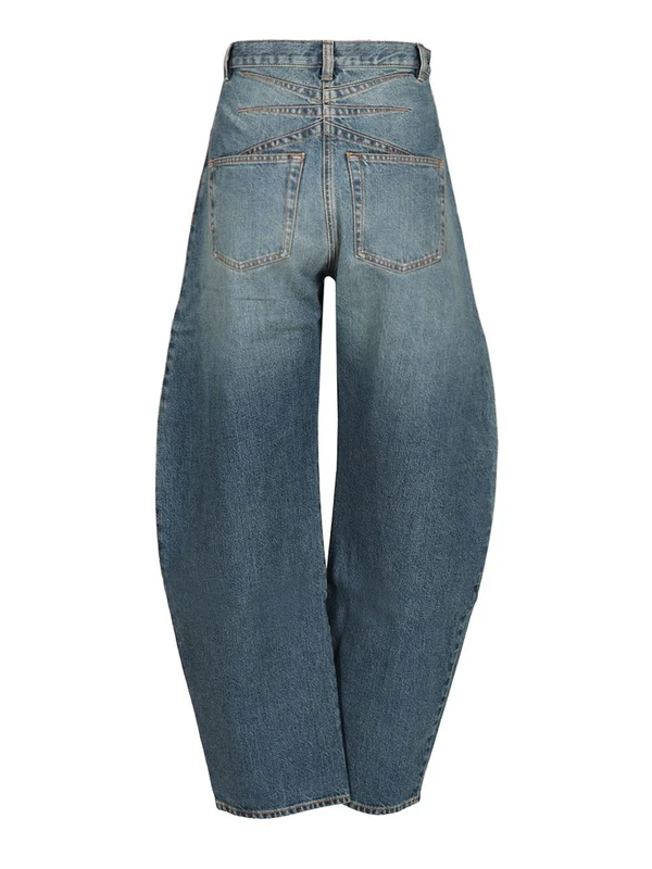 Alaia Blue Denim Pants - Image 2