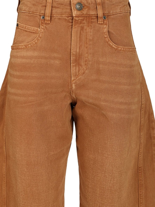 Isabel Marant Brown Denim Pants - Image 3