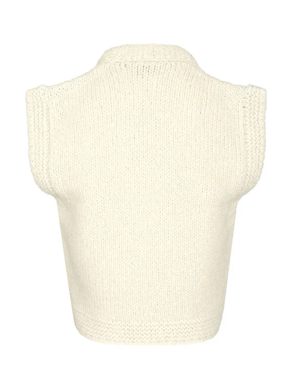 Forte_Forte Beige Vests - Image 2