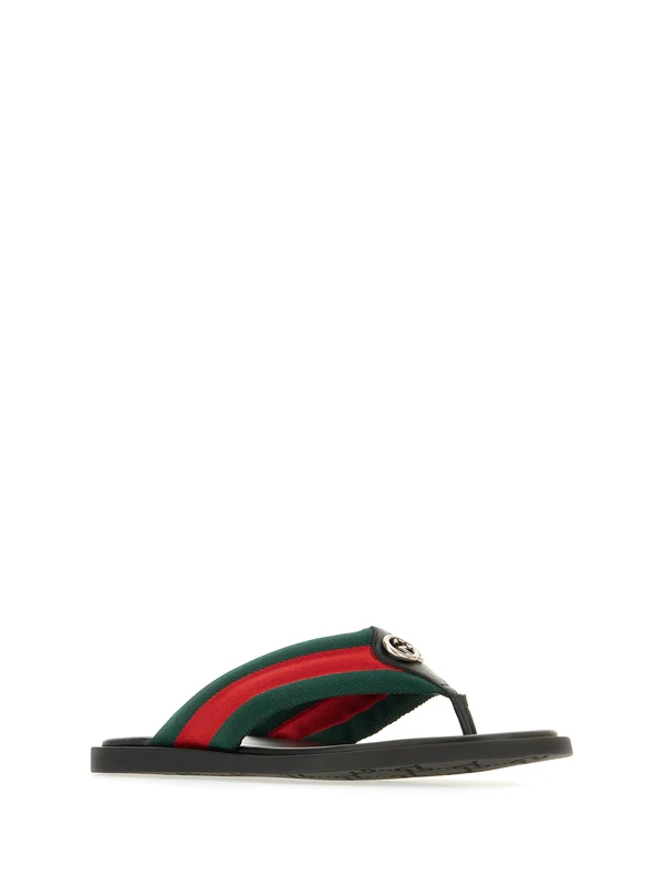 Gucci Black Flip Flops - Image 2