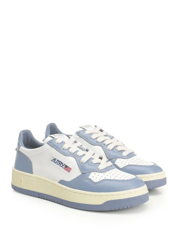 Autry Blue Low Top Sneakers - Image 2