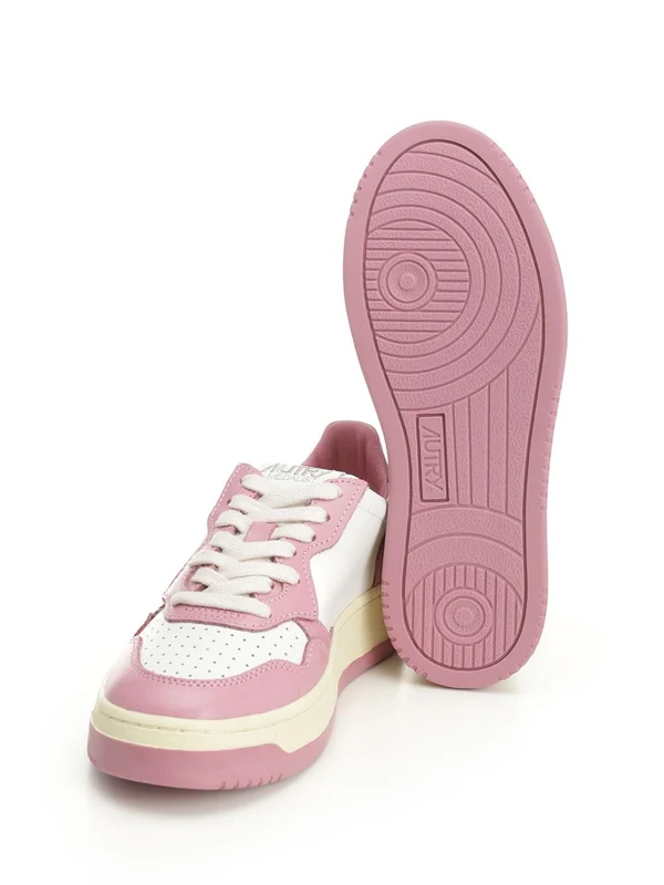 Autry Pink Low Top Sneakers - Image 5