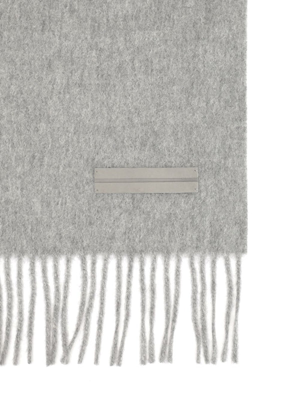Ermenegildo Zegna Grey Other Fabric Mufflers - Image 2