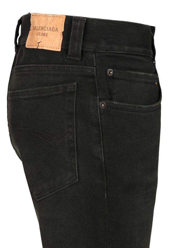 Balenciaga Black Denim Pants - Image 4