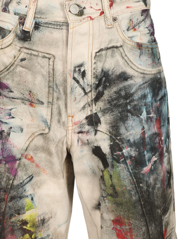 Acne Studios Beige Denim Pants - Image 4