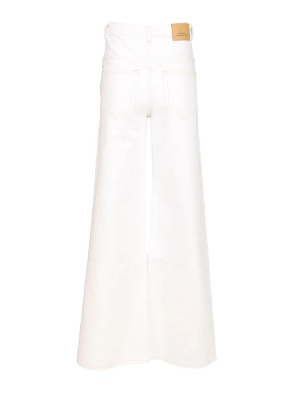 Isabel Marant White Denim Pants - Image 2