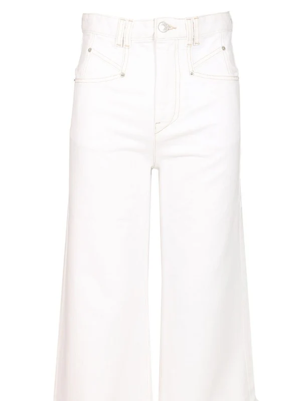 Isabel Marant White Denim Pants - Image 3