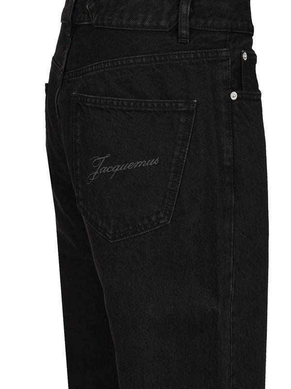 Jacquemus Black Denim Pants - Image 4