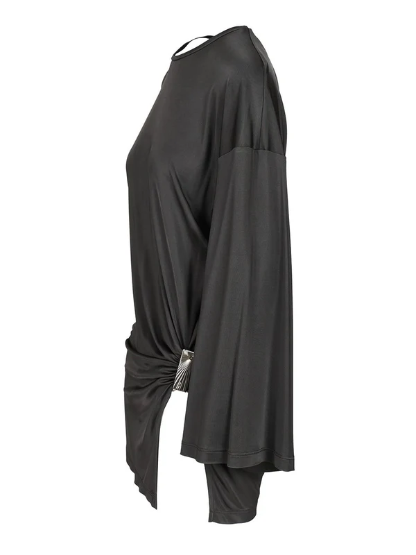 The Attico Grey Mini Dress - Image 3