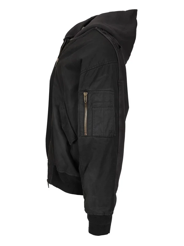 Balenciaga Hybrid Black Bomber - Image 3