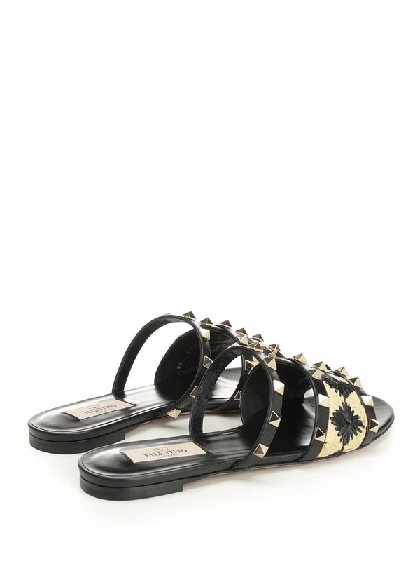 Valentino Black Slides - Image 3
