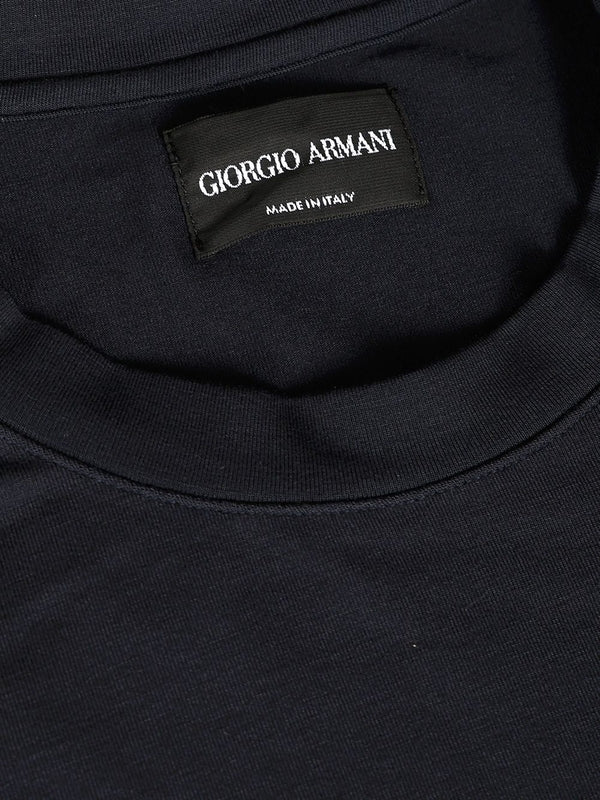 Giorgio Armani Navy Half Sleeve - Image 3