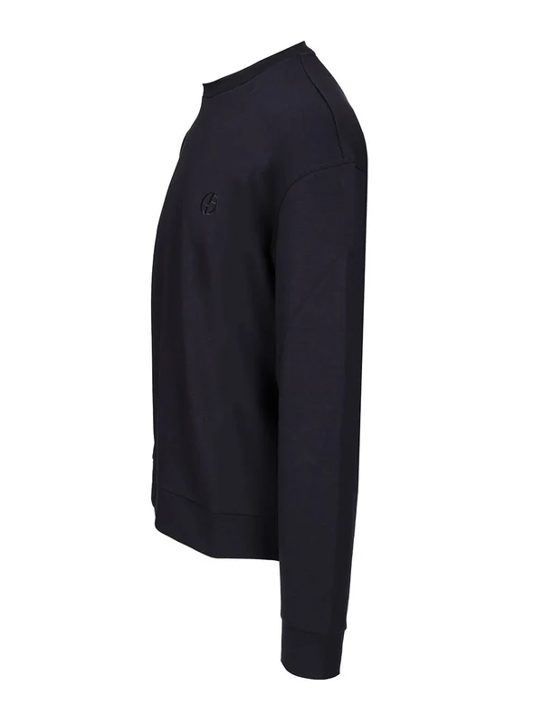 Giorgio Armani Navy Sweatshirts - Image 3