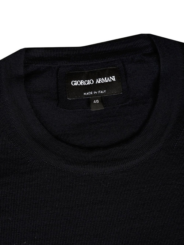 Giorgio Armani Navy Knitted - Image 4