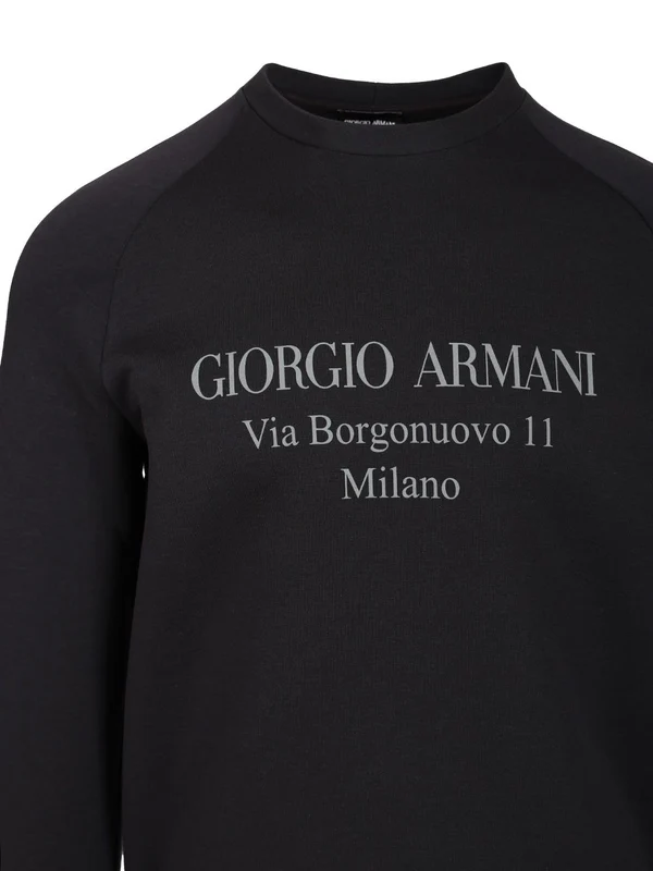 Giorgio Armani Blue Sweatshirts - Image 4