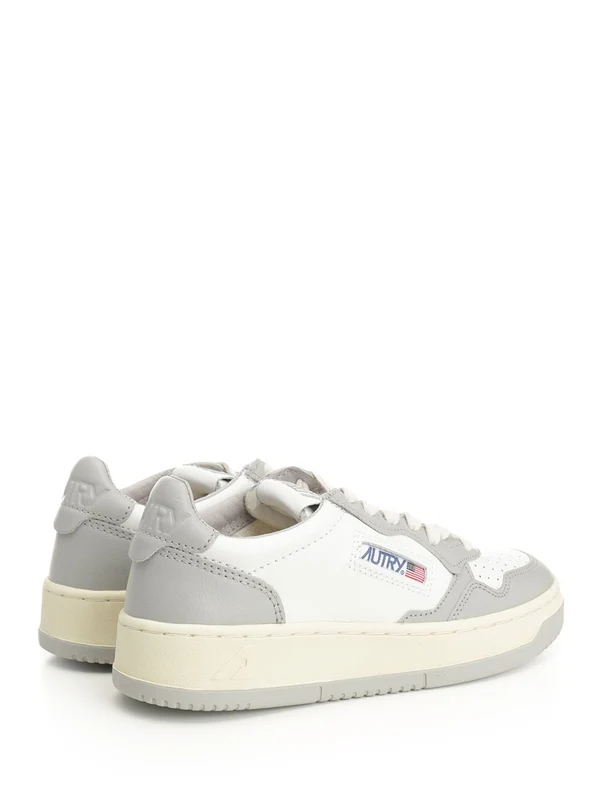 Autry Grey Low Top Sneakers - Image 3