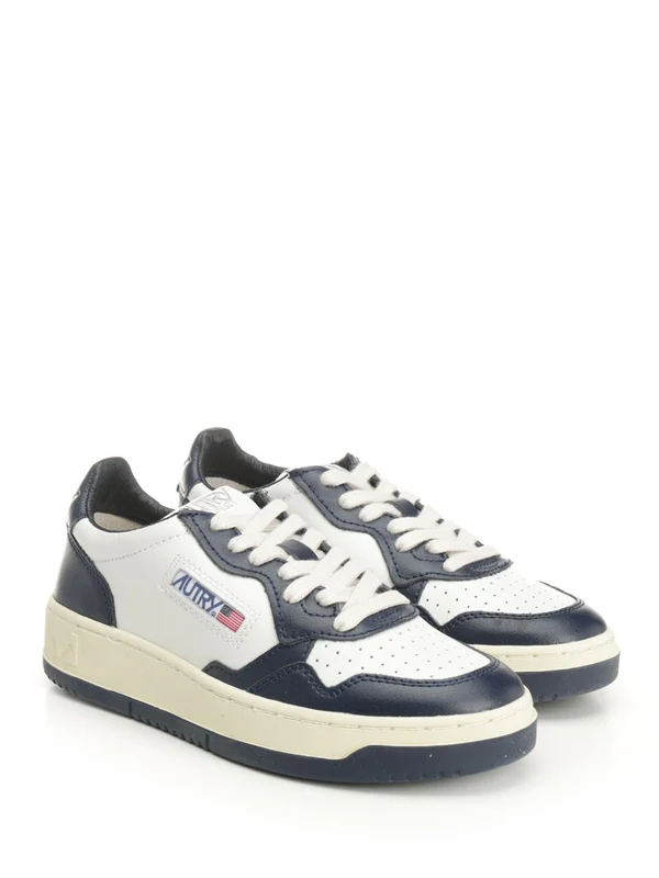 Autry White Black Low Top Sneakers - Image 2