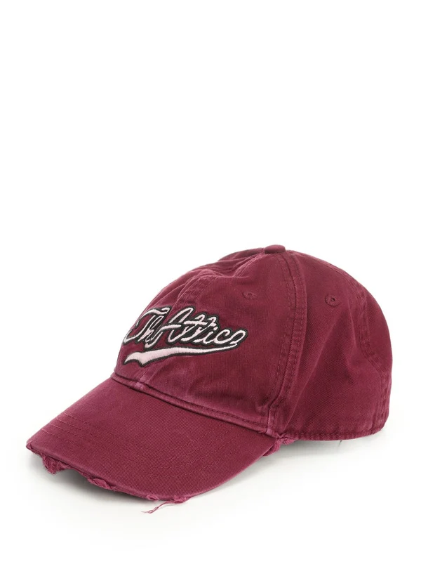 The Attico Burgundy Cap - Image 2
