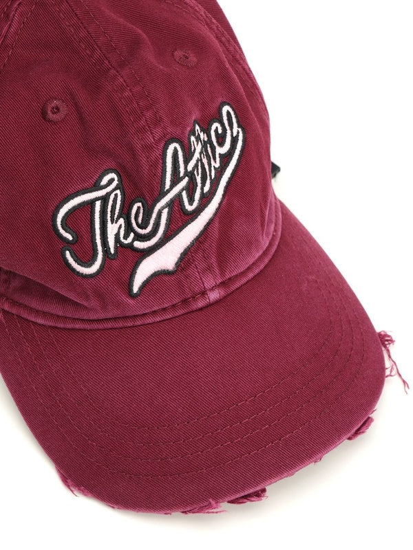 The Attico Burgundy Cap - Image 4