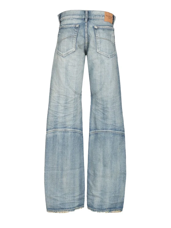 Balenciaga Blue Denim Pants - Image 2