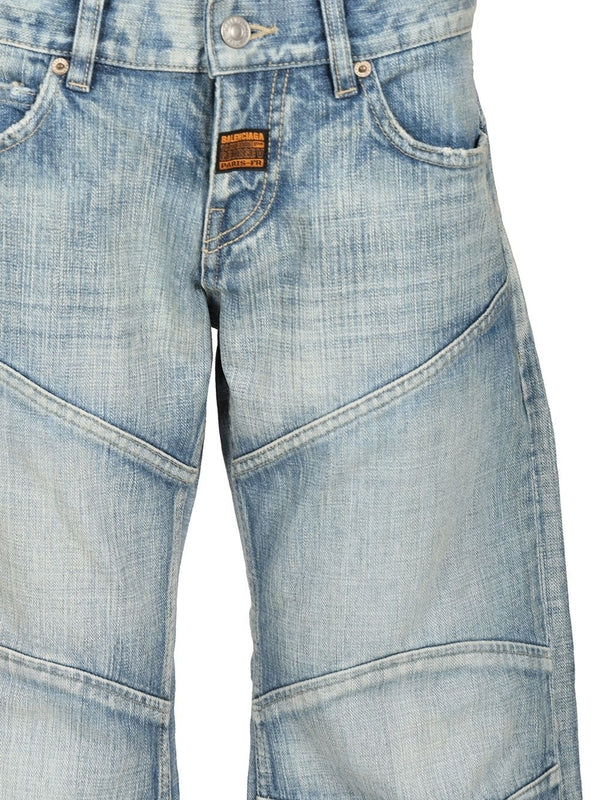 Balenciaga Blue Denim Pants - Image 4