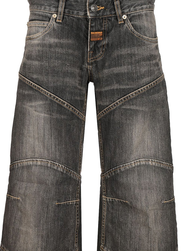 Balenciaga Grey Denim Pants - Image 4