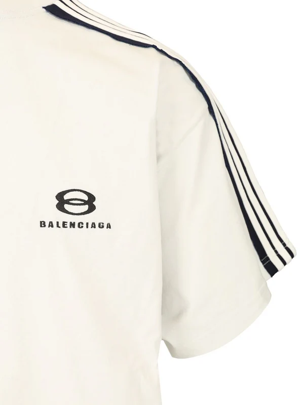 Balenciaga Unity Sports Icon Oversized Ivory Half Sleeve - Image 3