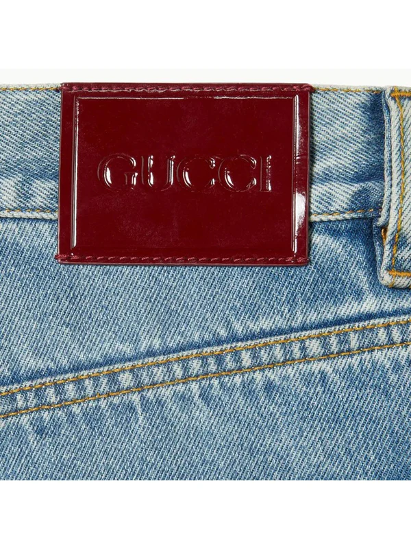 Gucci Blue Denim Pants - Image 2