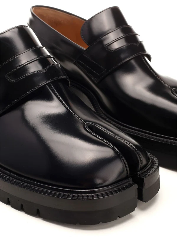 Maison Margiela Black Loafers - Image 4