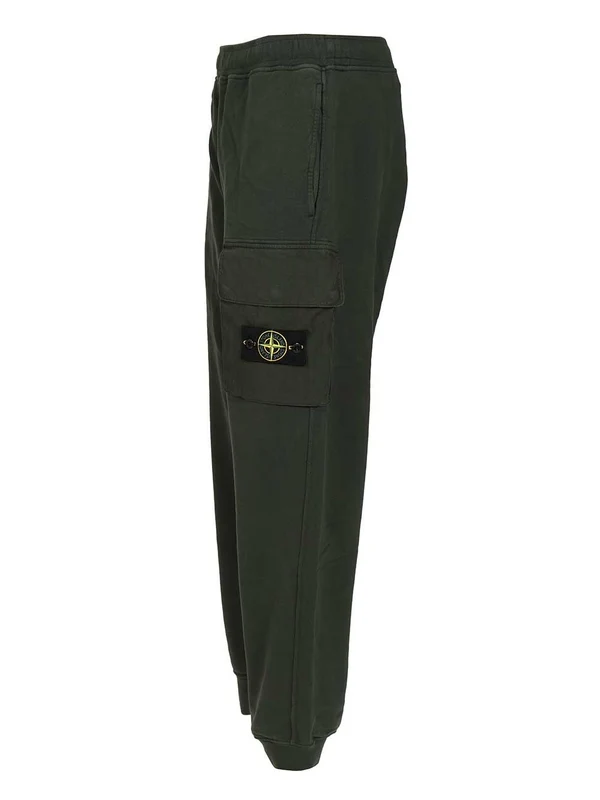 Stone Island Green Casual Pants - Image 3