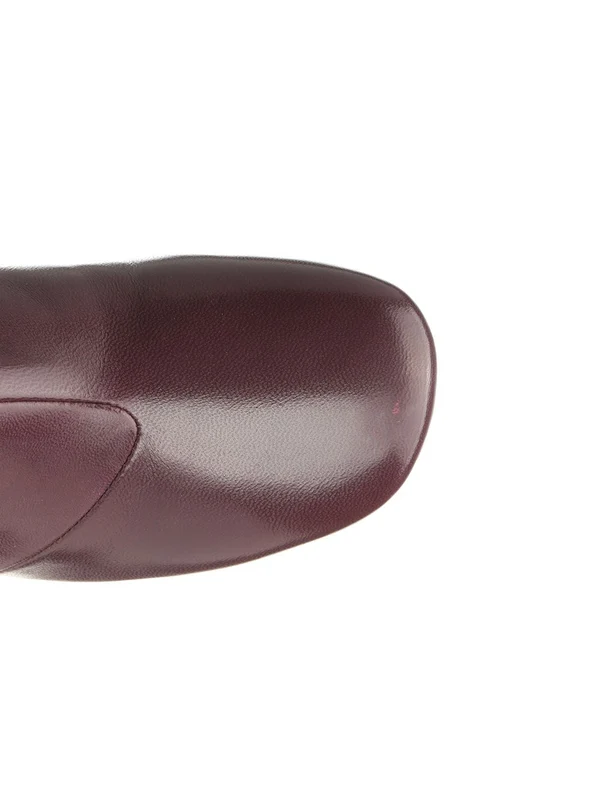 Forte_Forte Burgundy Ankle Boots - Image 4