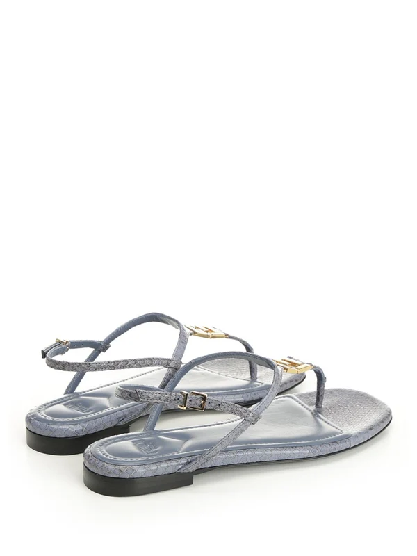 Fendi Blue Flip Flops - Image 3