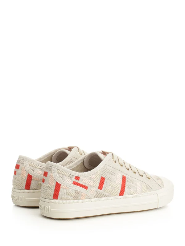 Fendi Multicolor Low Top Sneakers - Image 3