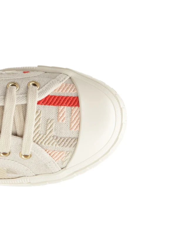 Fendi Multicolor Low Top Sneakers - Image 4