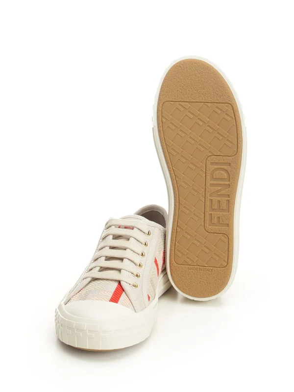 Fendi Multicolor Low Top Sneakers - Image 5