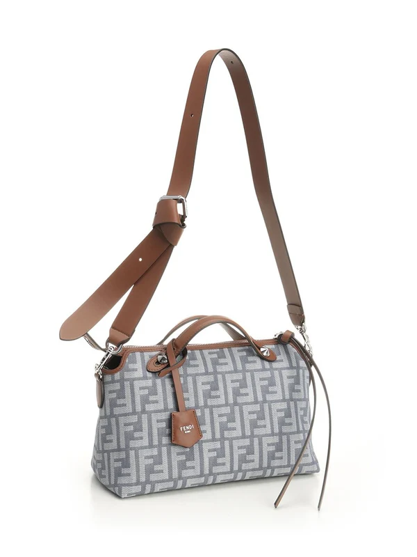 Fendi By The Way Soft Medium Blue Crossbody & Shoulder Bags - Image 2