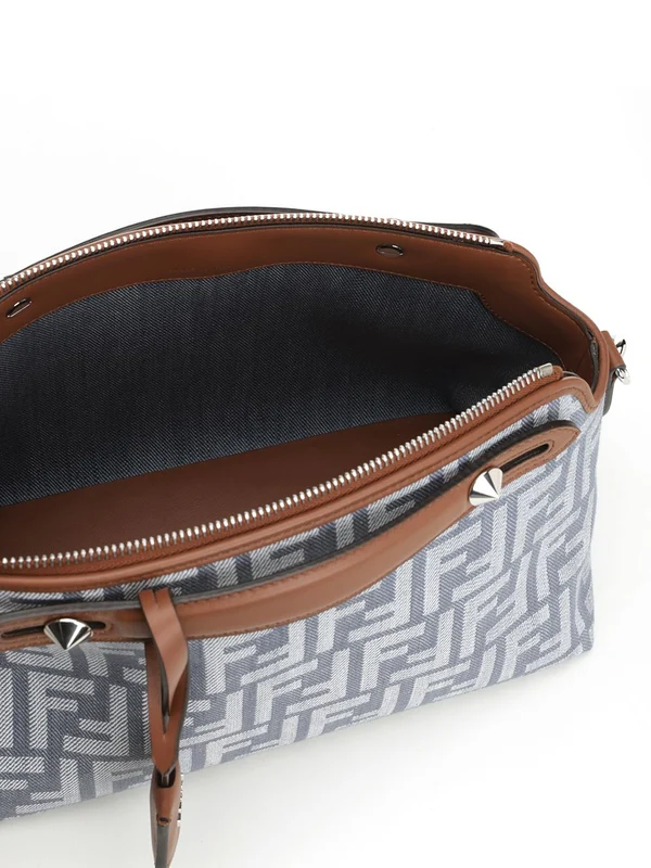 Fendi By The Way Soft Medium Blue Crossbody & Shoulder Bags - Image 4